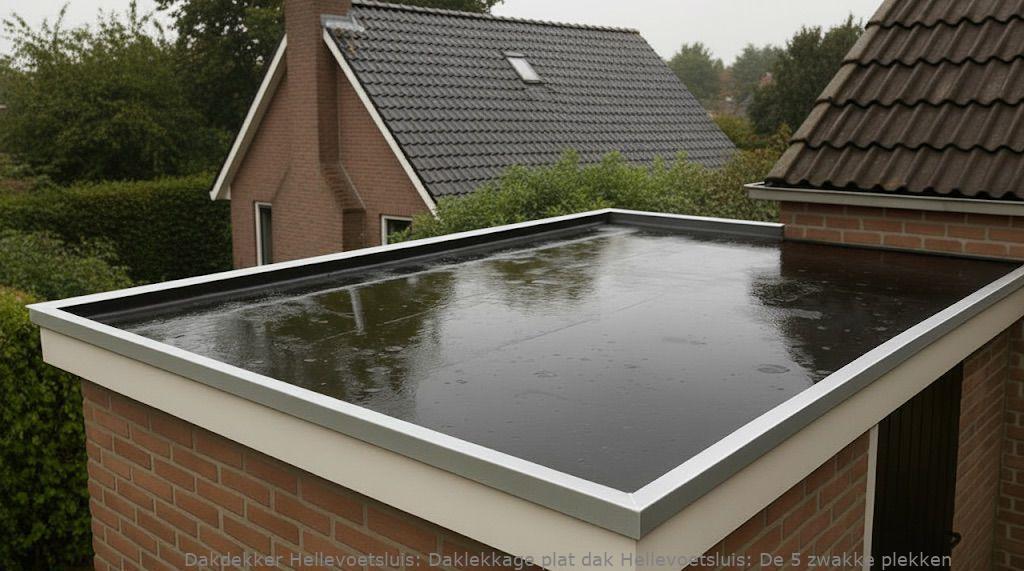 Daklekkage Plat Dak Hellevoetsluis