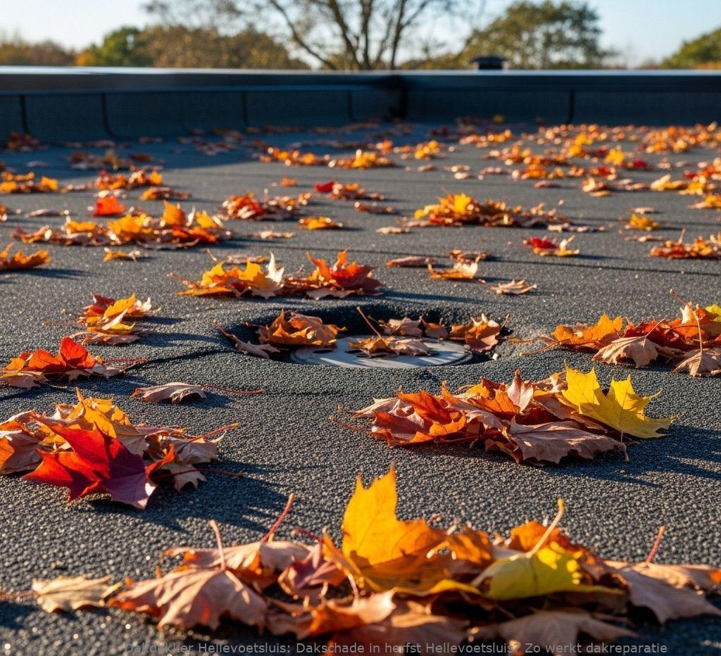 Dakschade In Herfst Hellevoetsluis 1